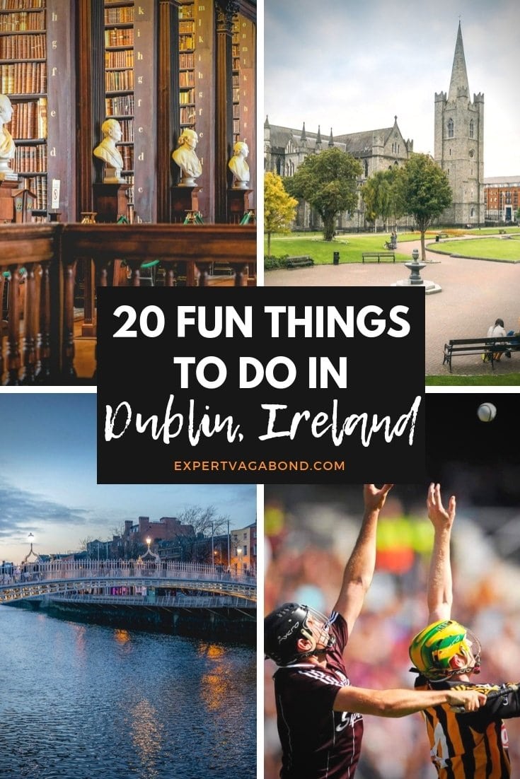 20 Great Things To Do In Dublin -- tips and ideas for your trip to Ireland! 20 Great Things To Do In Dublin -- tips and ideas for your trip to Ireland! More at ExpertVagabond.com
