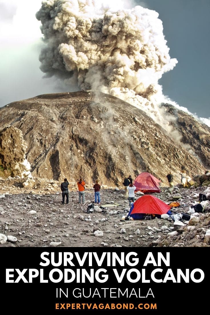 Hiking Santiaguito: Surviving An Exploding Volcano In Guatemala! Definitely one of my craziest travel experiences! Find out more at ExpertVagabond.com Hiking Santiaguito: Surviving An Exploding Volcano In Guatemala! Definitely one of my craziest travel experiences! Find out more at ExpertVagabond.com #Hike #Trek #Backpack #adventure #Travel