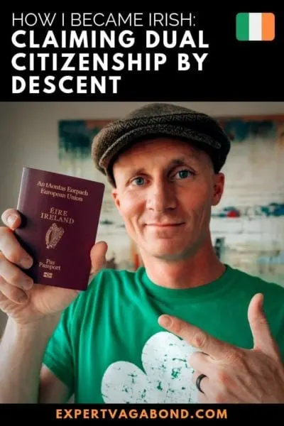 Claiming dual citizenship by descent. #Irish #Dualcitizen #Worldcitizen