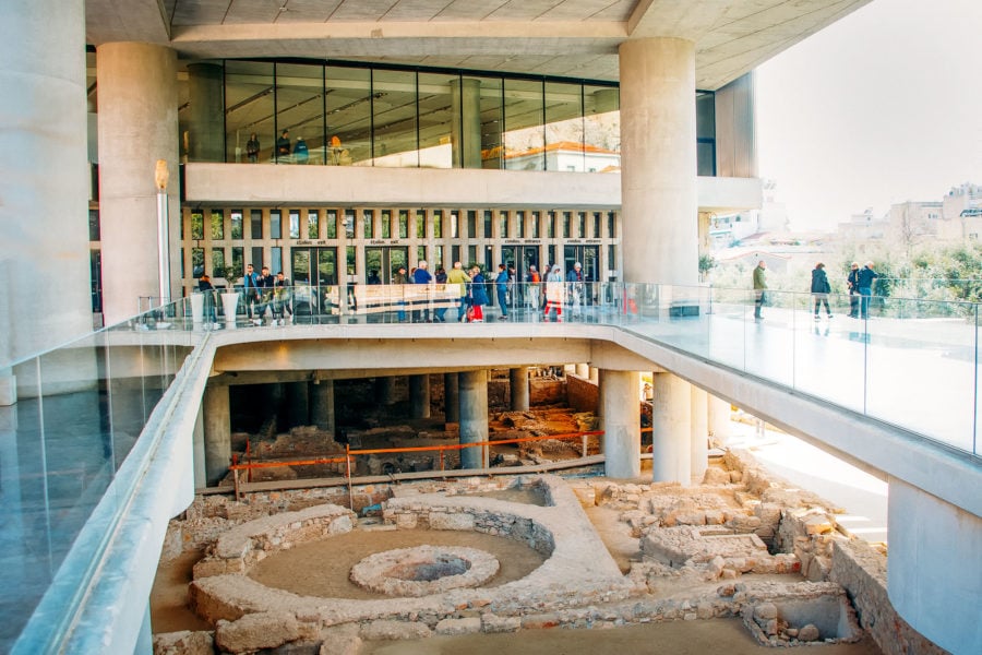 Inside the Acropolis Museum