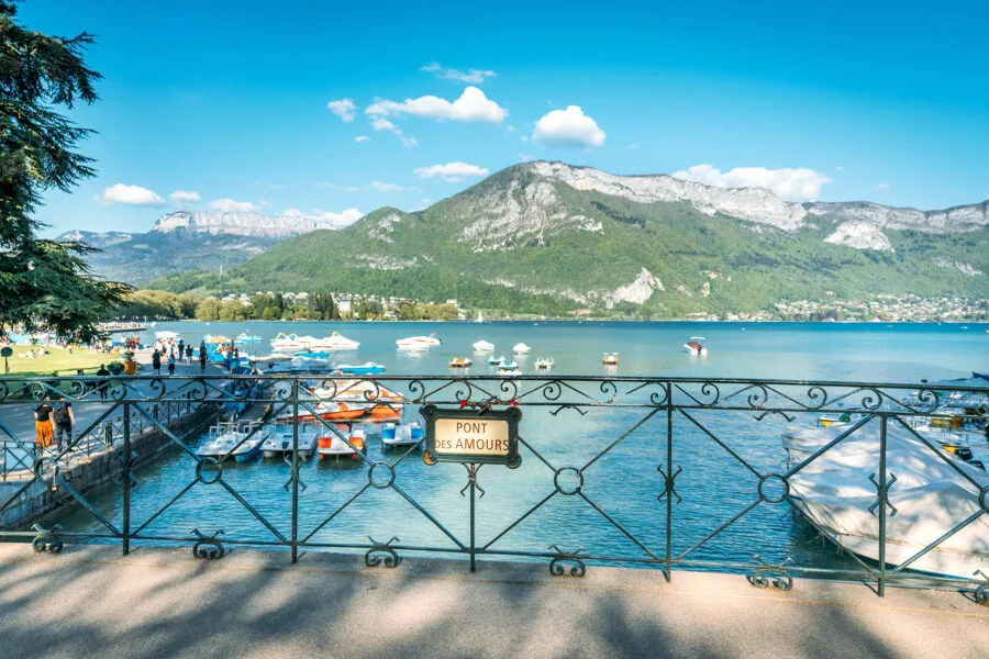 Lover's Bridge in Annecy