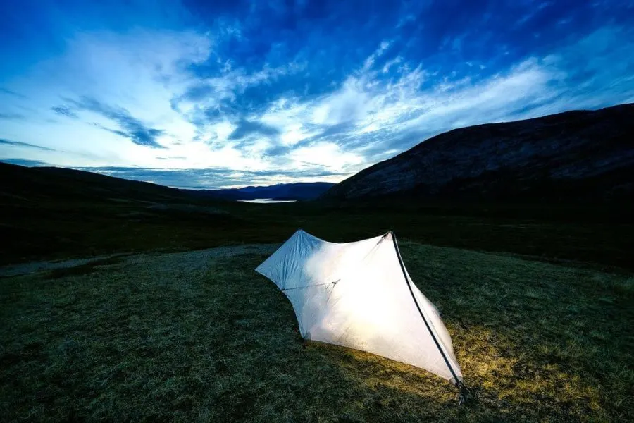 Camping in Greenland