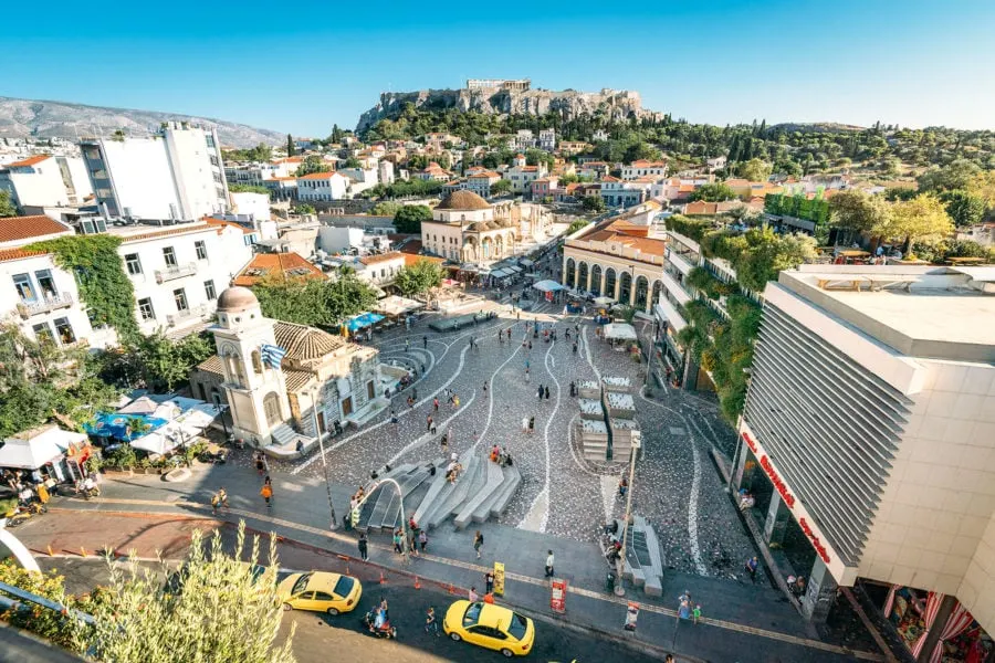 Monastiraki Square from Above