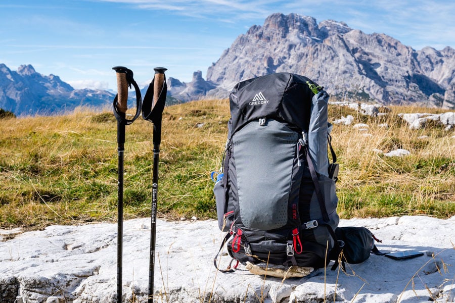 Hiking Backpack in the Mountains