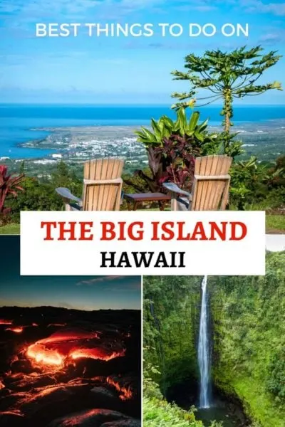 The big island in Hawaii has so many things to offer. Discover the best things to do here! #Hawaii #Bigisland #Thingstodo