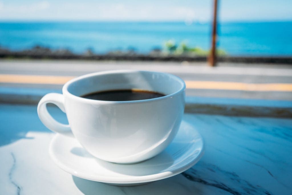 Drinking Some Kona de Pele Coffee Kona Coffee Shops