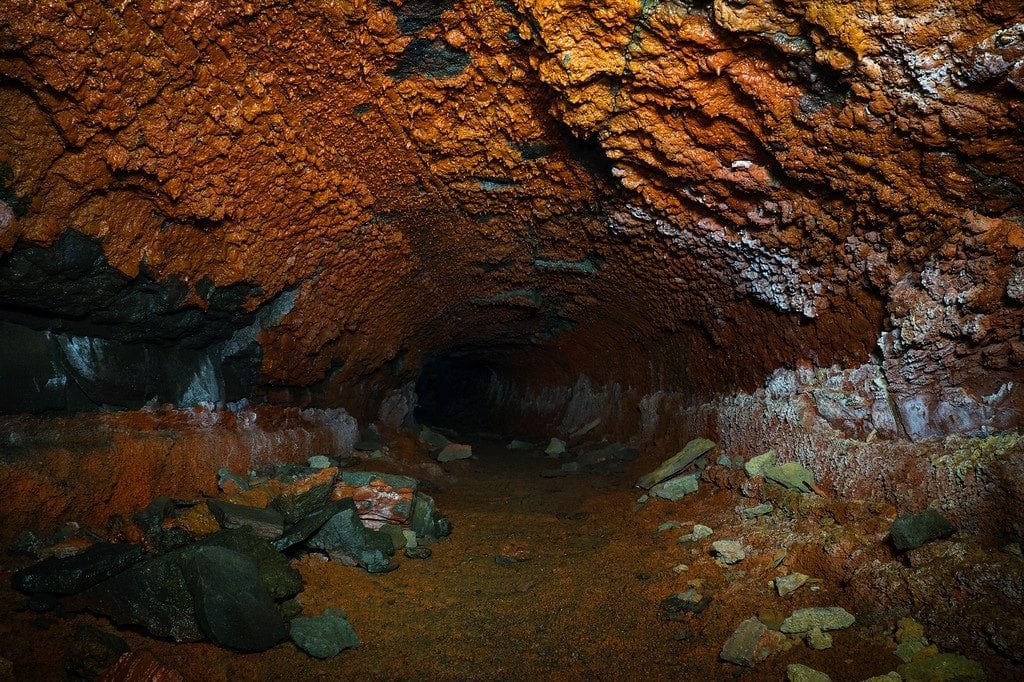 Underground Volcanic Lava Tubes Iceland Photography