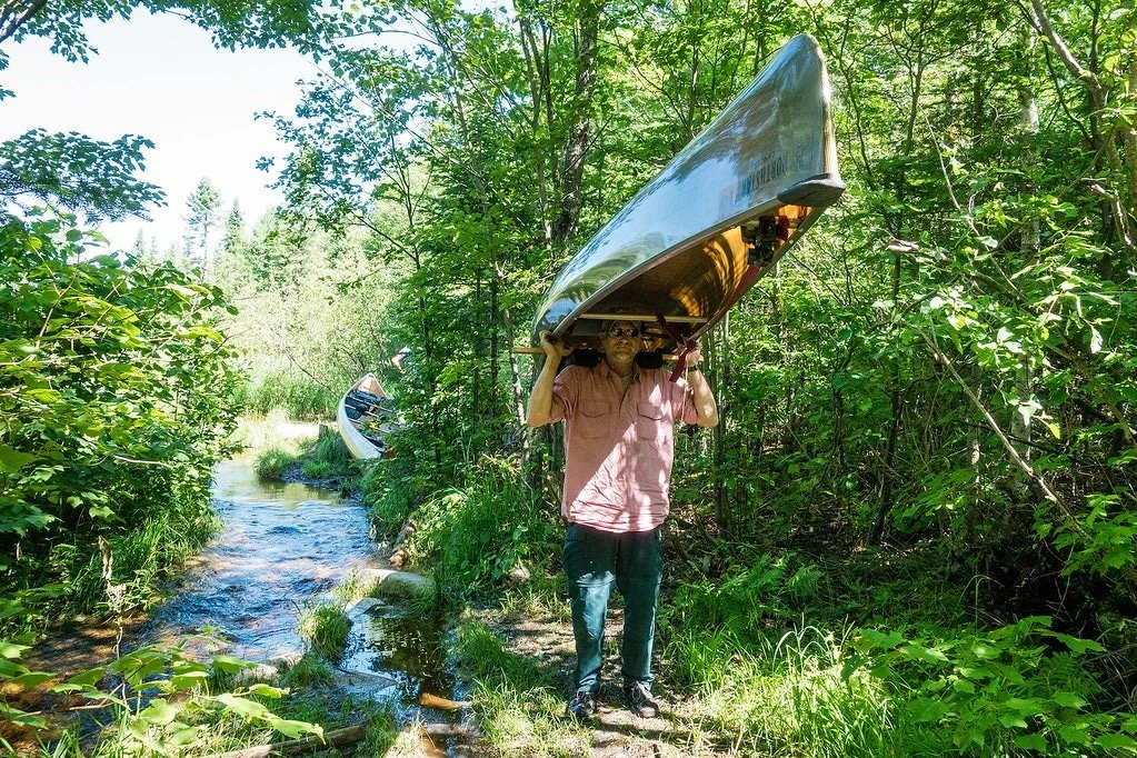 Carrying a Canoe
