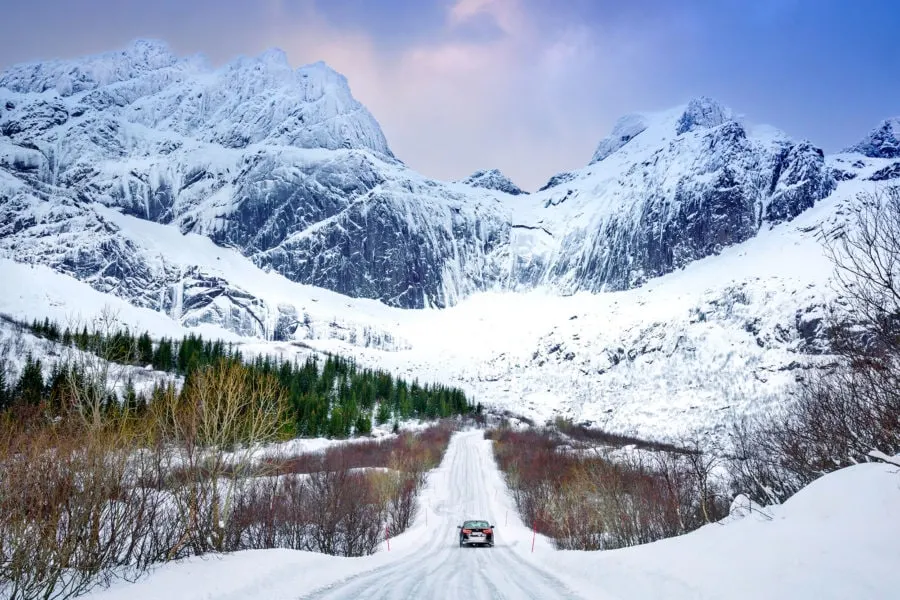 Driving in Norway in Winter