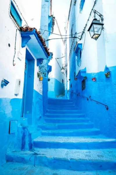 Chefchaouen Blue Stairway