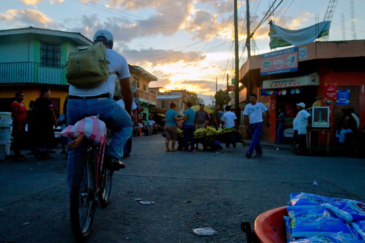 Comayagua Honduras Market Sunset