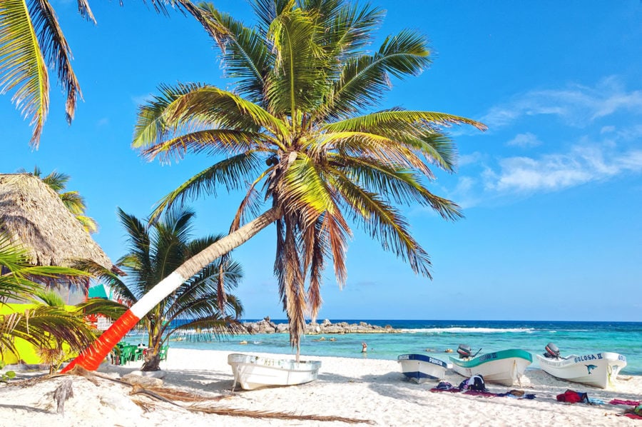 Beaches on Cozumel Island