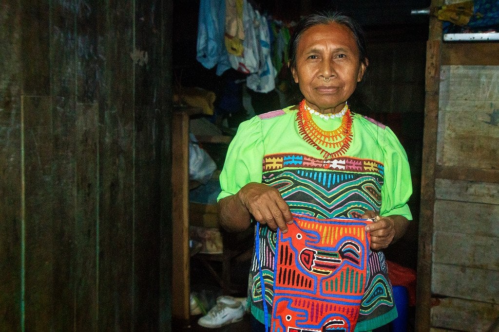 Kuna Woman Darien Panama Kuna Woman Darien Panama