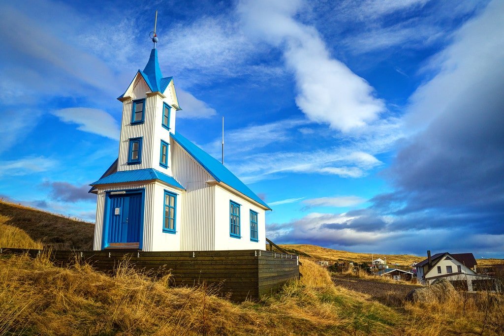 Old Icelandic Church Iceland Photography
