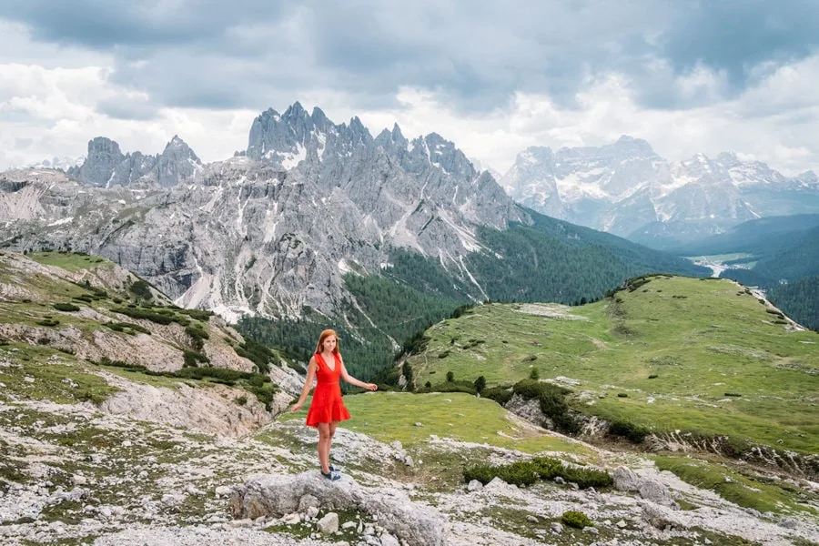 End of Tre Cime Hike