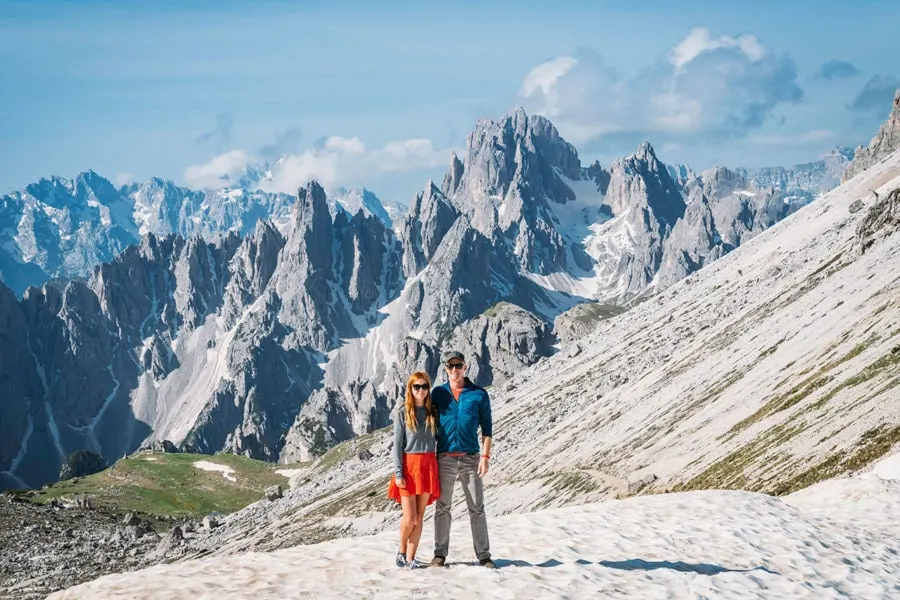 Matt and Anna Hiking