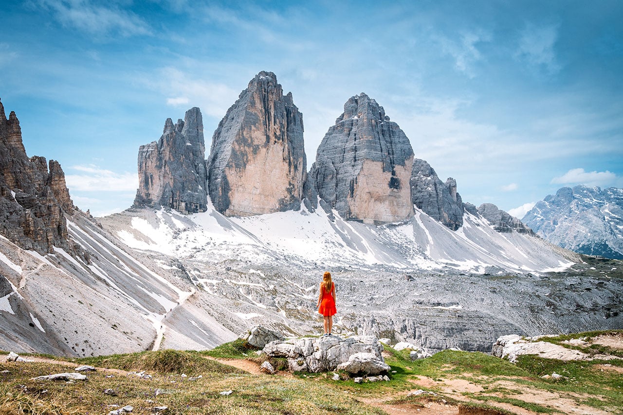 Hiking Tre Cime in Italy
