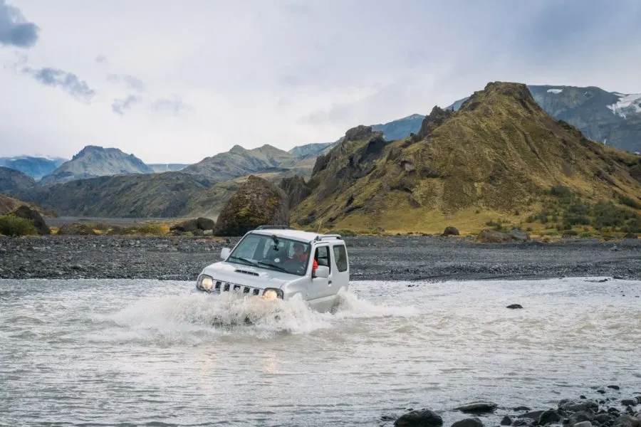 Driving in a River