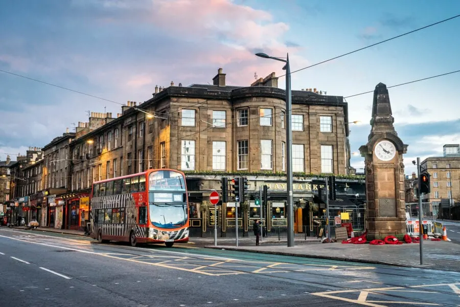 Bus in Edinburgh