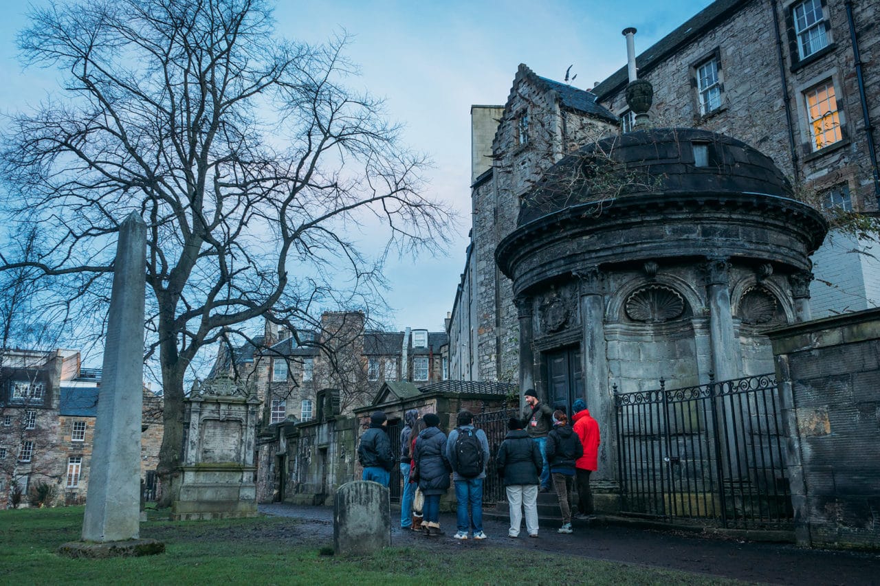 Visiting George MacKenzie at Greyfriar's Kirkyard Edinburgh Ghost Tour