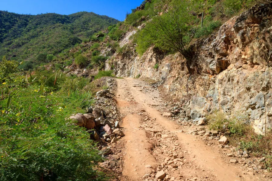 Mountain Road in Mexico