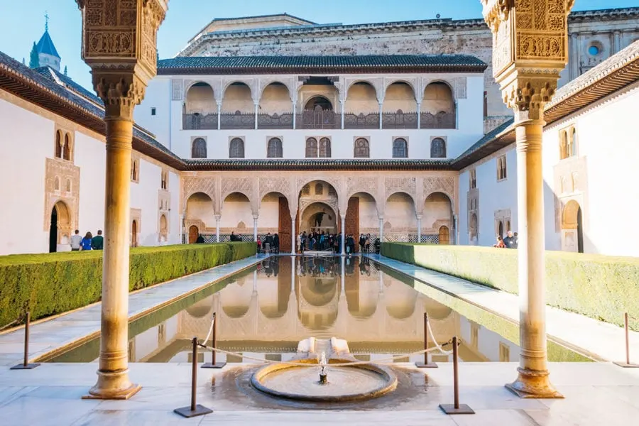 Alhambra Palace in Granada Spain