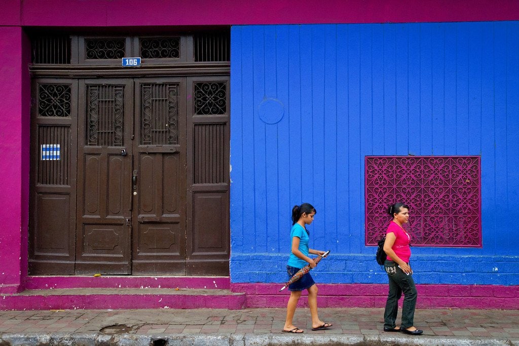 Granada Nicaragua Colorful Buildings