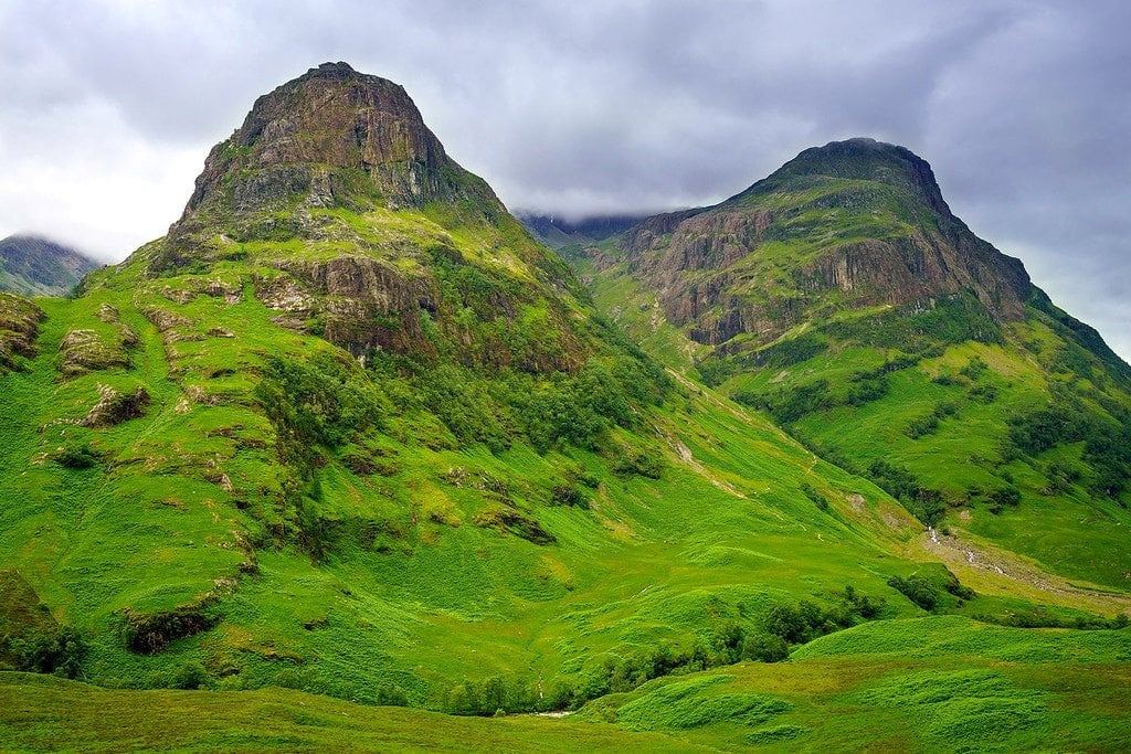 Three Sisters in Glencoe Glencoe Mountains Scotland