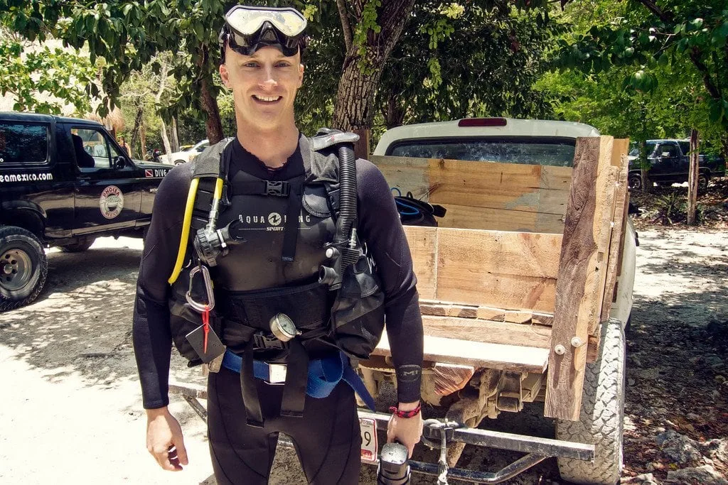 Cenote Scuba Diving Yucatan Mexico