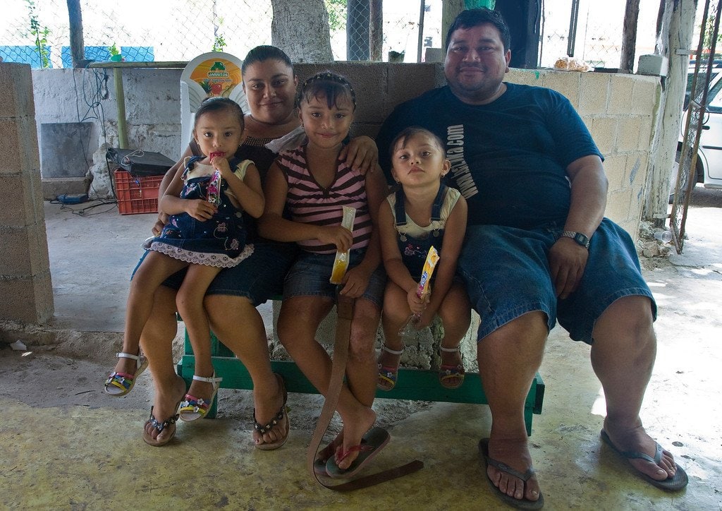 Local Family Valladolid Mexico