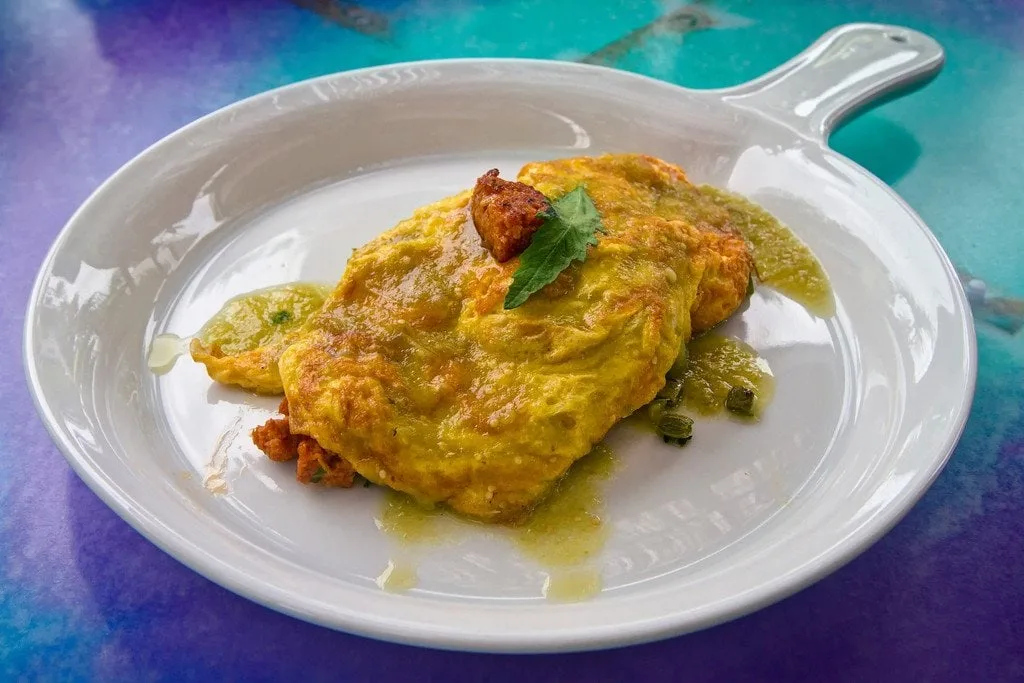 Omelet Tolugueno Playa del Carmen Mexico Omelet Tolugueno Playa del Carmen Mexico