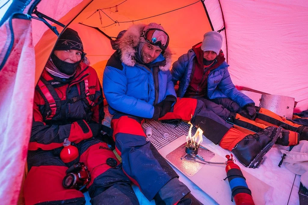 Cooking in the Tent