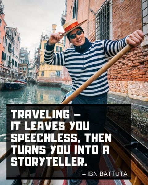 Ibn Battuta Quote about Traveling