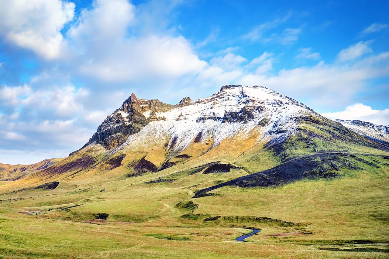 Mountains in East Iceland