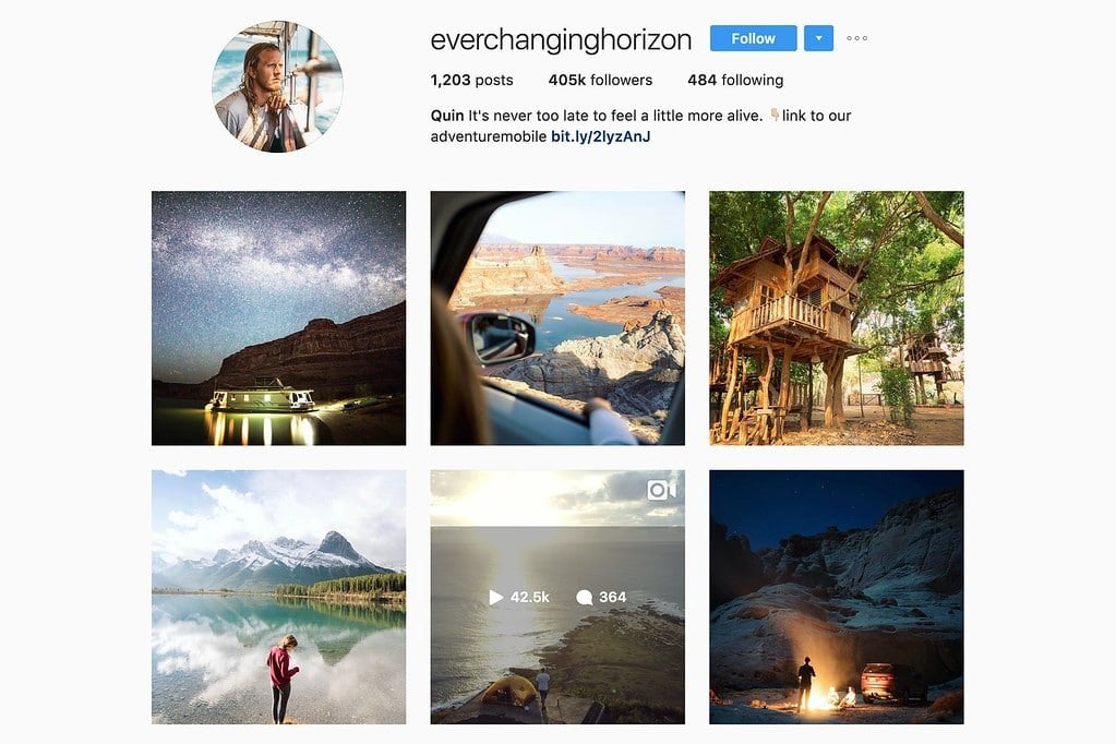 Instagram Travel Photographer Everchanging Horizon Travel with Quin on Instagram