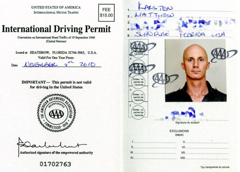 driving license international students