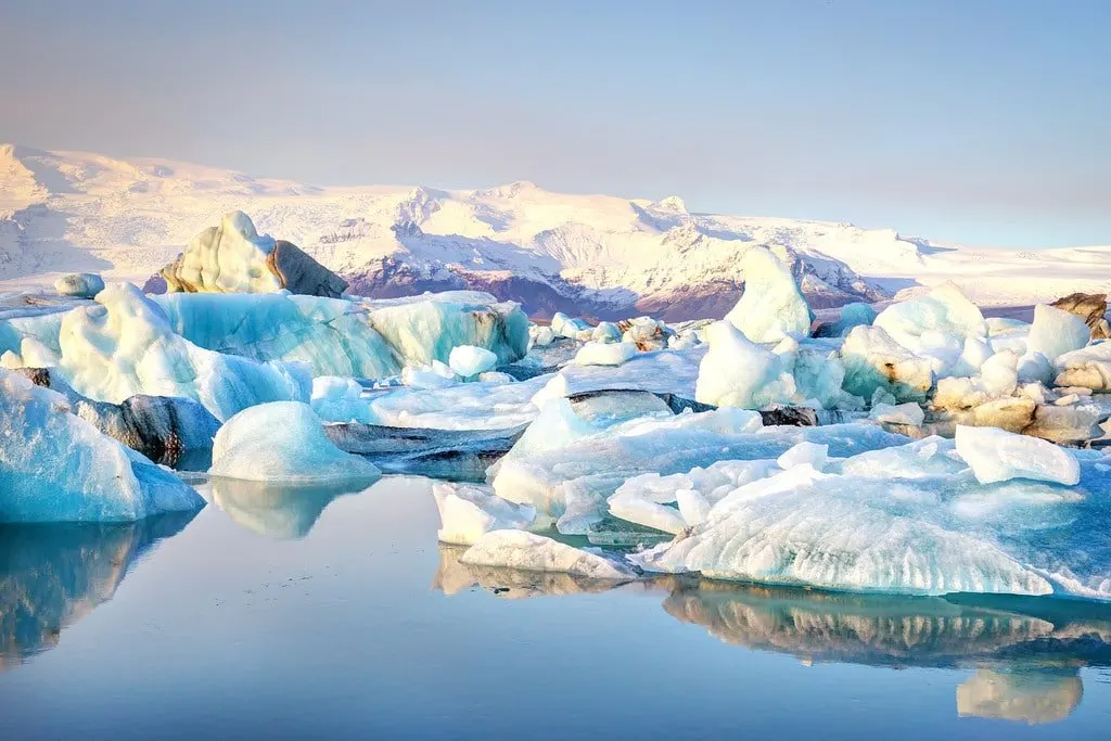 Jokulsarlon Lagoon Sunrise