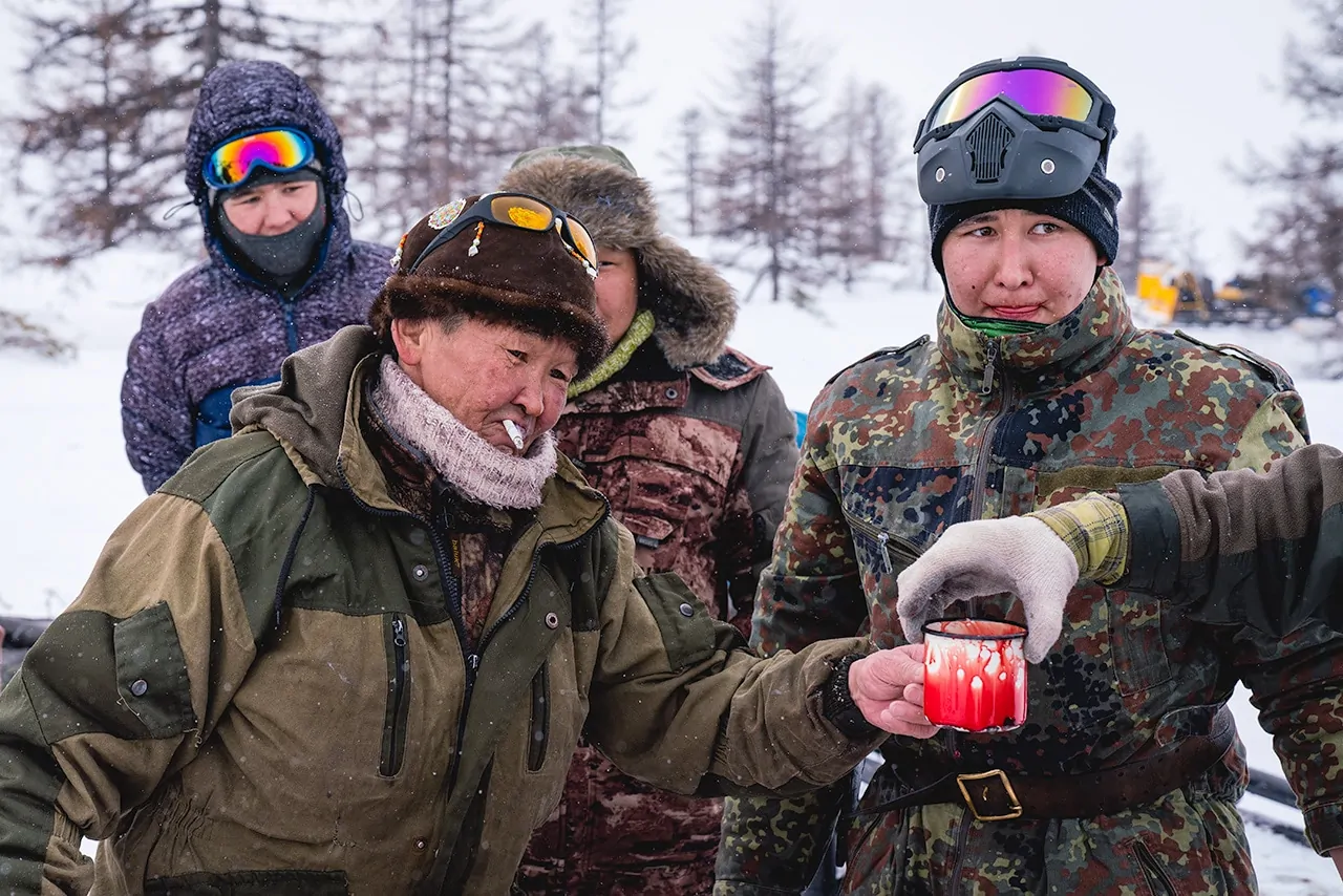 Drinking Reindeer Blood