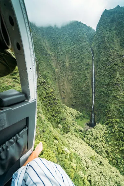 Flying Past Waterfalls