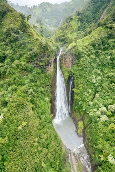 Jurassic Park Waterfall in Kauai