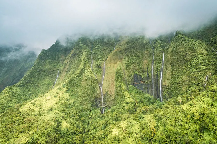 Waialeale Waterfalls Kauai