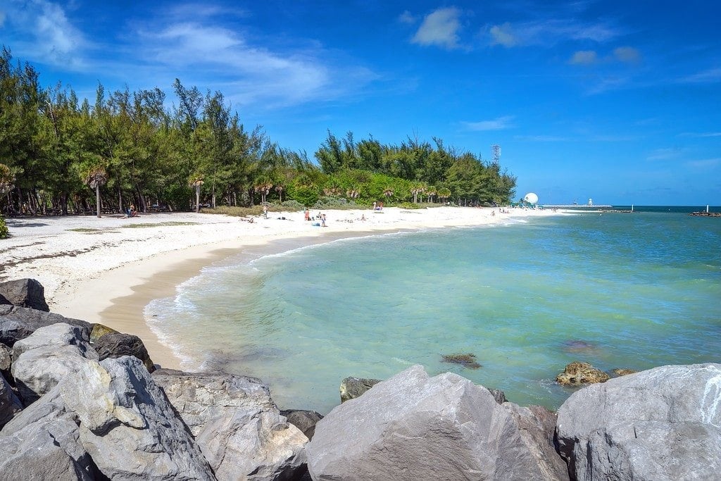 White Sand Beach at Fort Zachary State Park