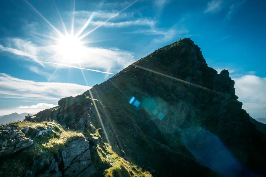 Mount Caher in the Sun