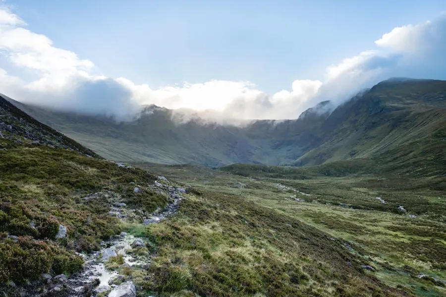 Sunrise over the Macgillycuddy’s Reeks