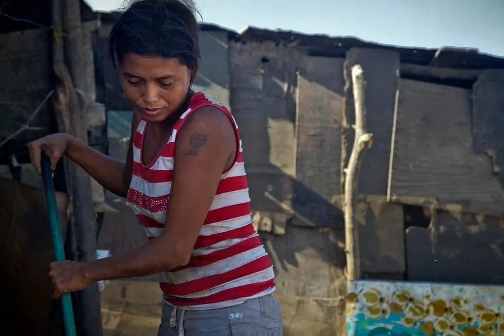 Managua Nicaragua La Chureca Woman