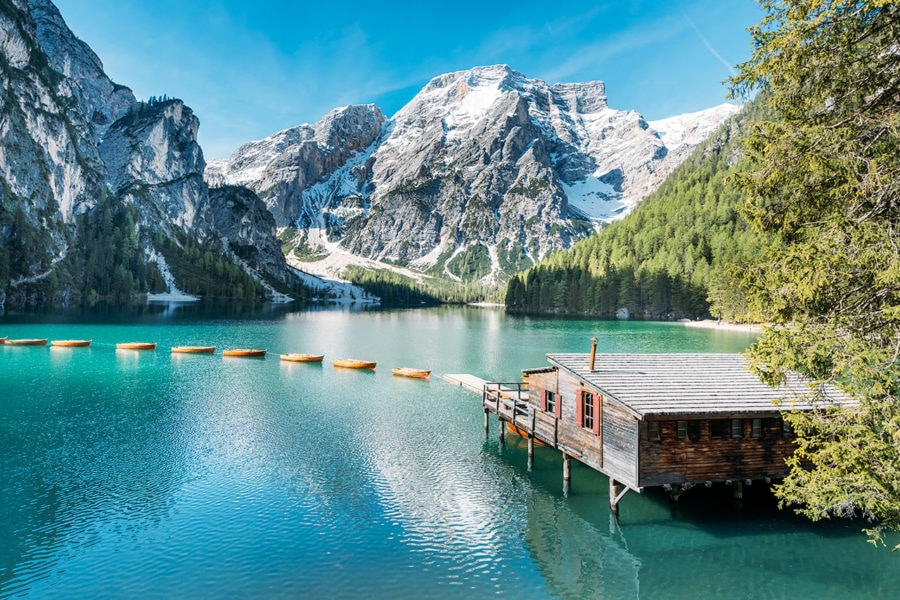 Lago Di Braies in Italy