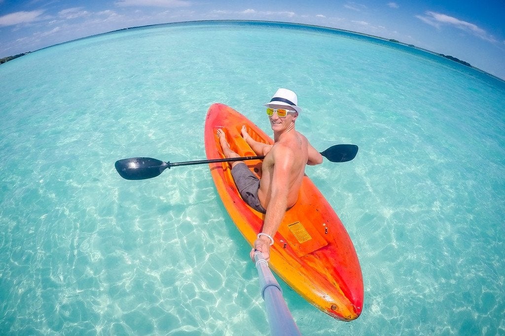 Kayaking Lake Bacalar Lake Bacalar Mexico