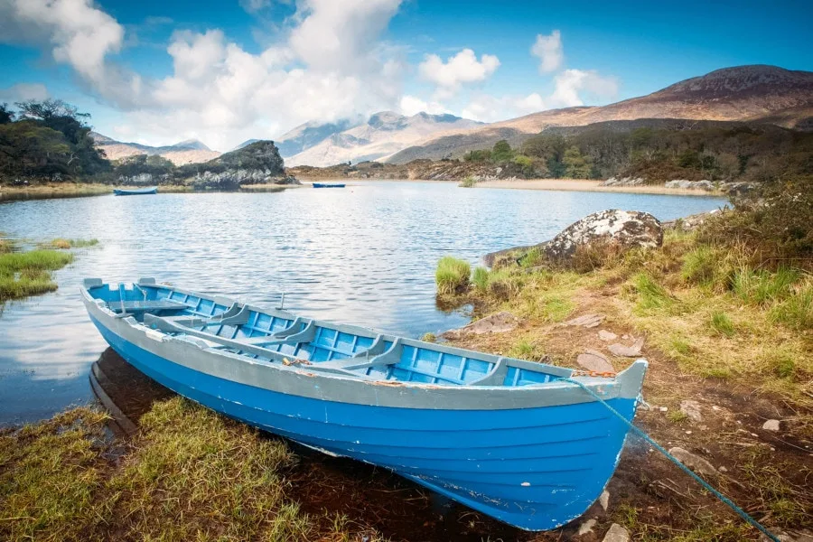 Row Boat on a Lake