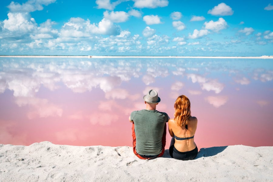 Las Coloradas Pink Lakes