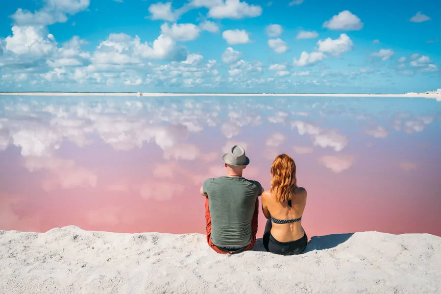 Las Coloradas Pink Lakes